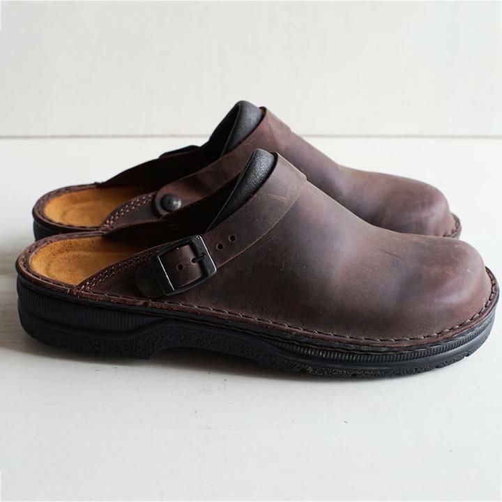 Men's Soft Leather Slippers - Proven to Relieve Plantar Fasciitis, Foot and Heel Pain