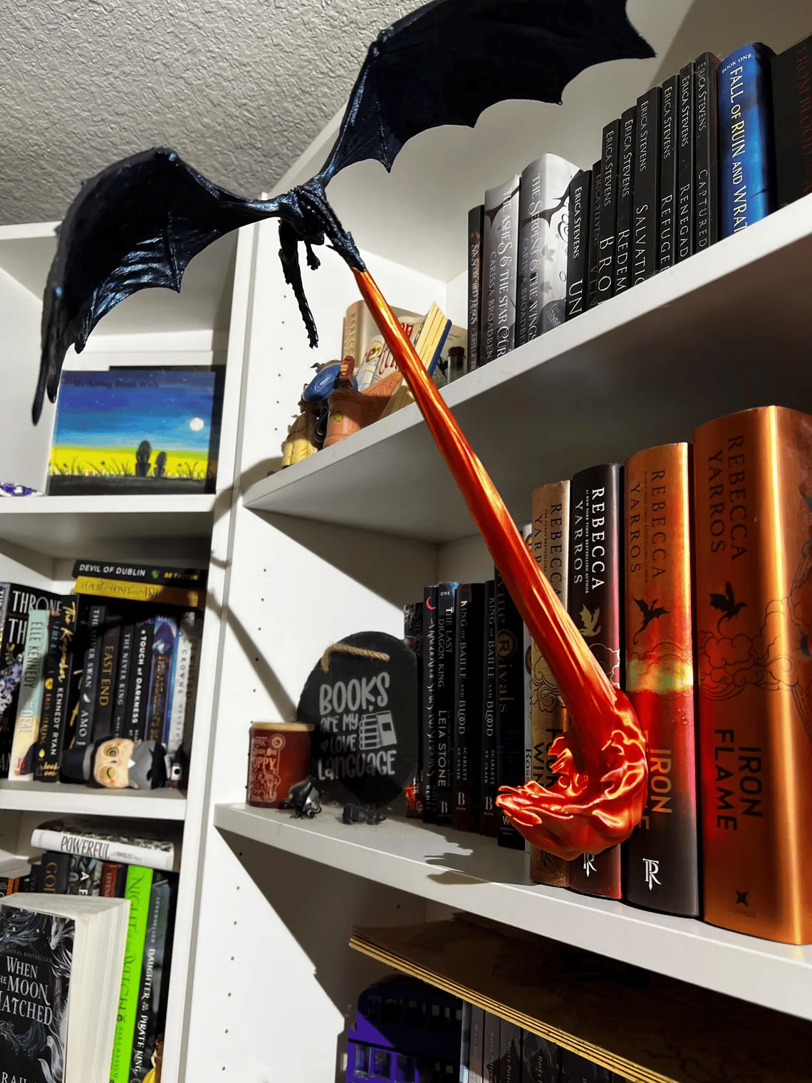 Dragon Flame Book Nook