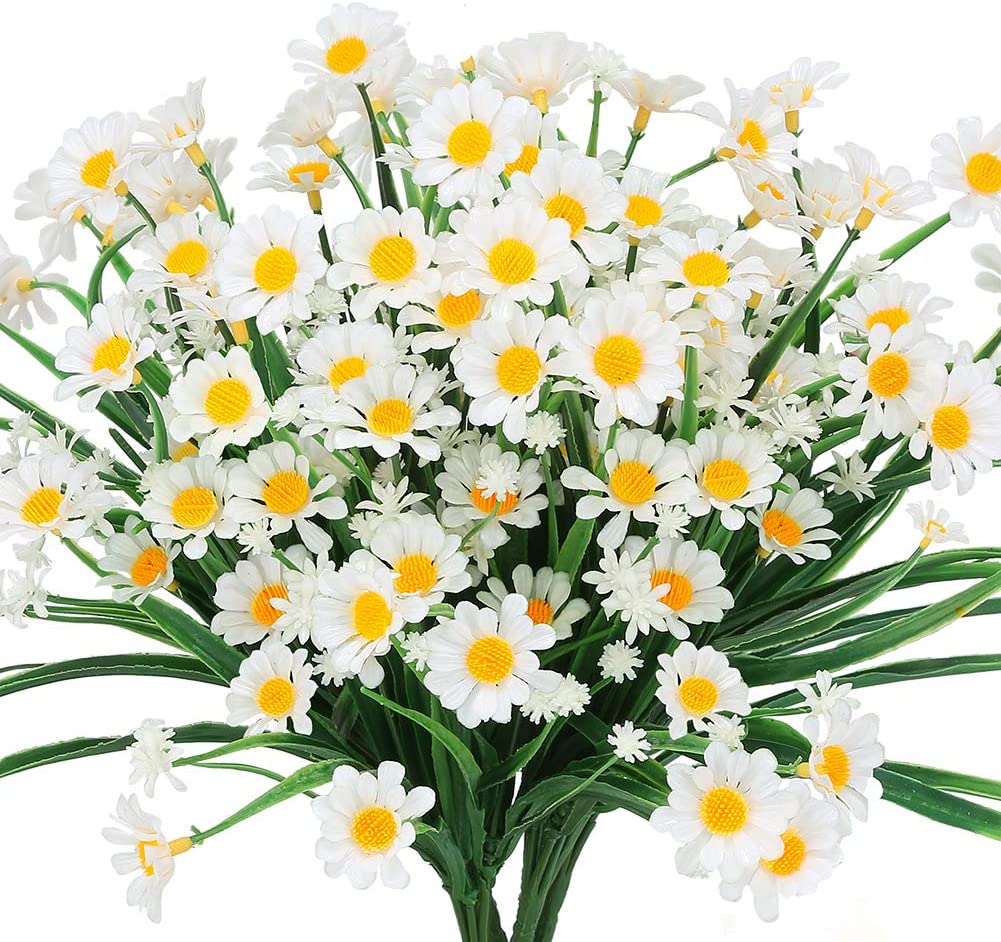 - Artificial Daisies Flowers for Outdoors