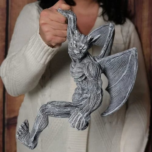 - Dragon Winged Gargoyle Fence Hanger