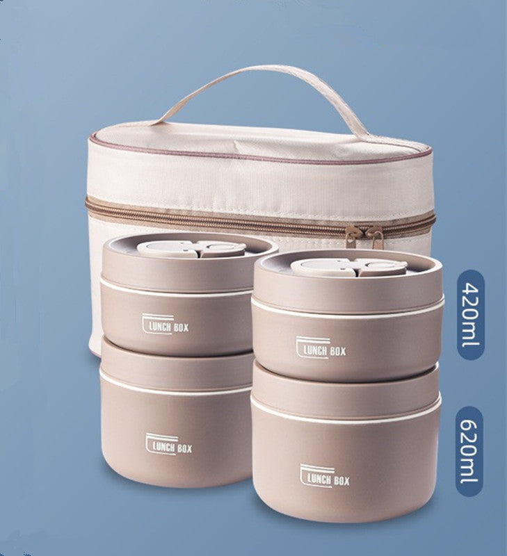 Portable Insulated Lunch Container Set