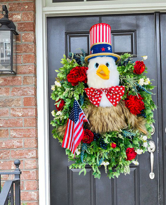 Patriotic Eagle Wreath