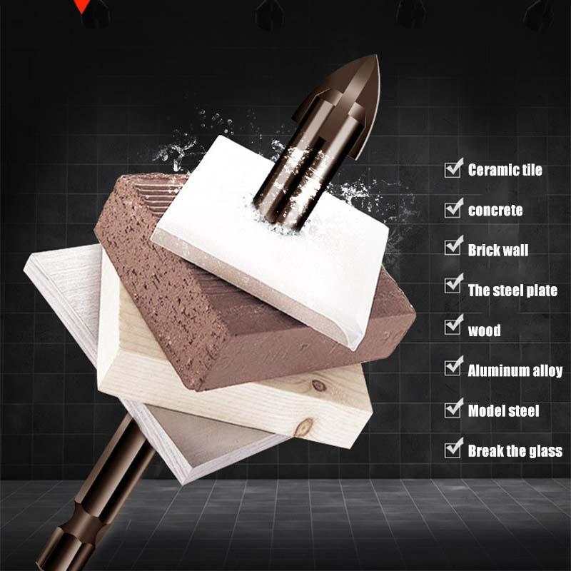 Cross Triangle Multifunctional High Efficiency Drill Bit