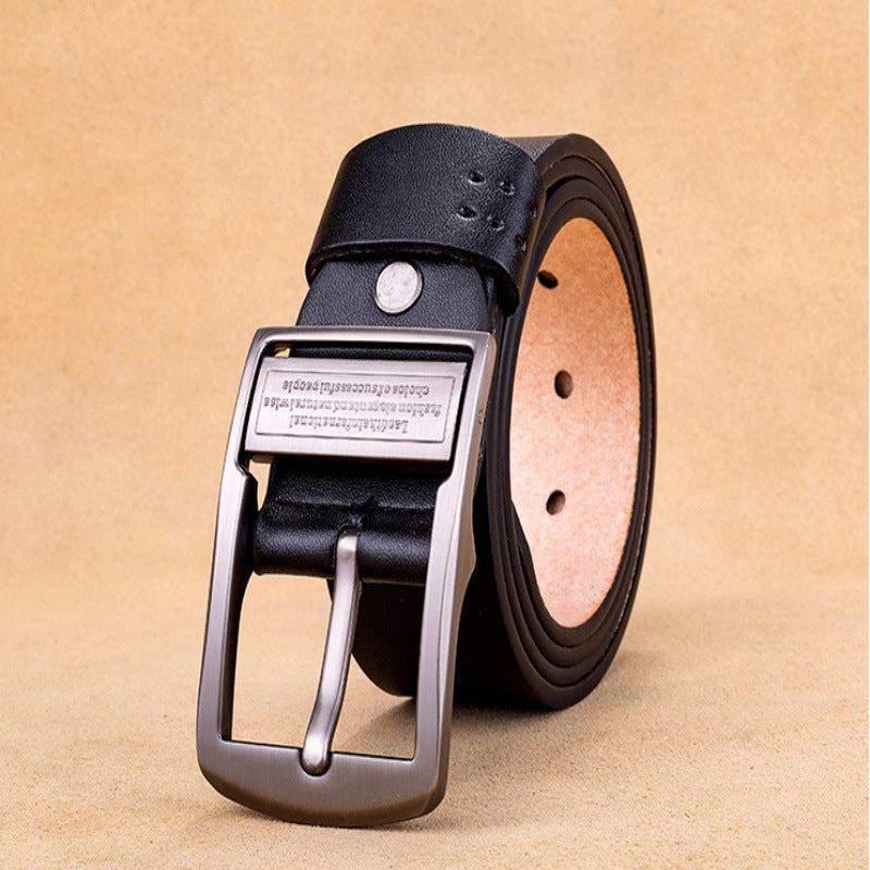 🎁[Practical gift for him] Men's business leather belt