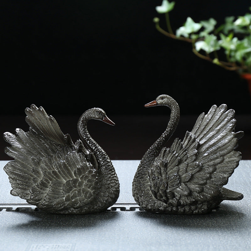 Swan Ornament Discolored In Hot Water