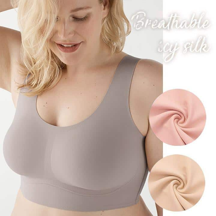 yayaq™-Ultra Comfort Seamless Shaping Wireless Support Bra Plus Size