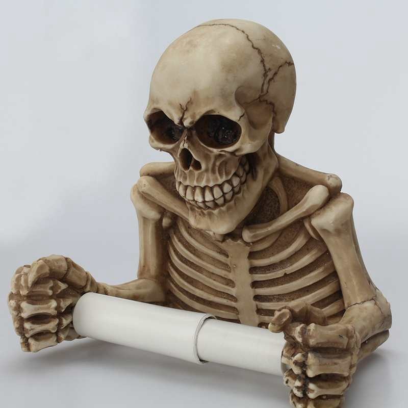 Creative Skull Toilet Paper Holder