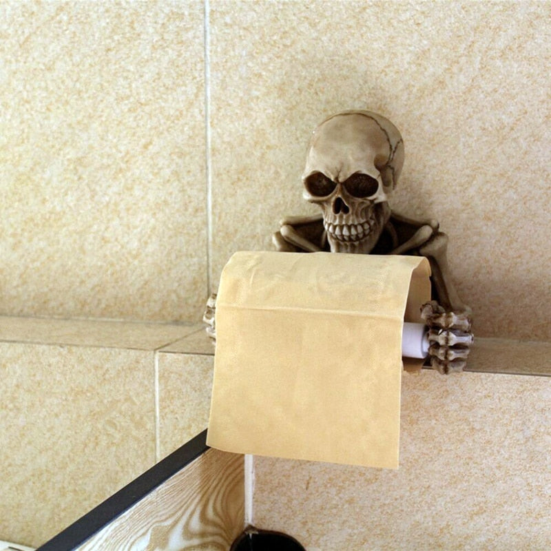 Creative Skull Toilet Paper Holder