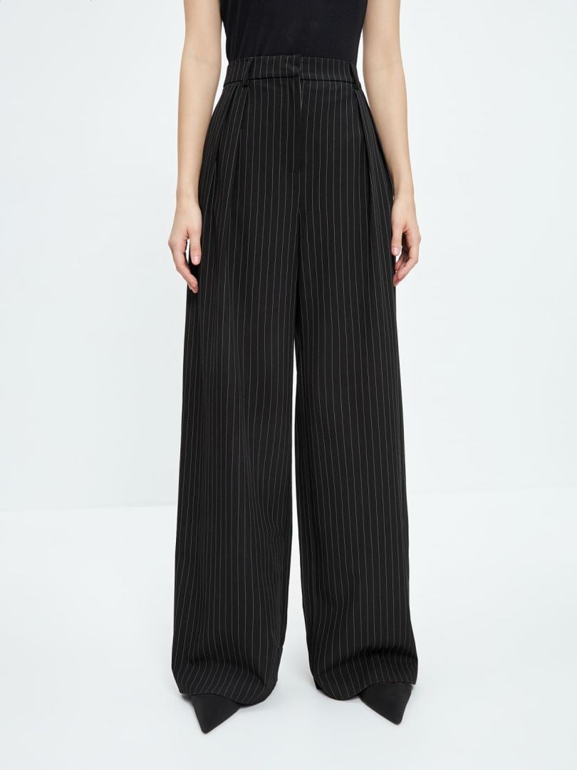 Women's Casual Striped High Waisted Loose Pants-Buy 2 Free Shipping