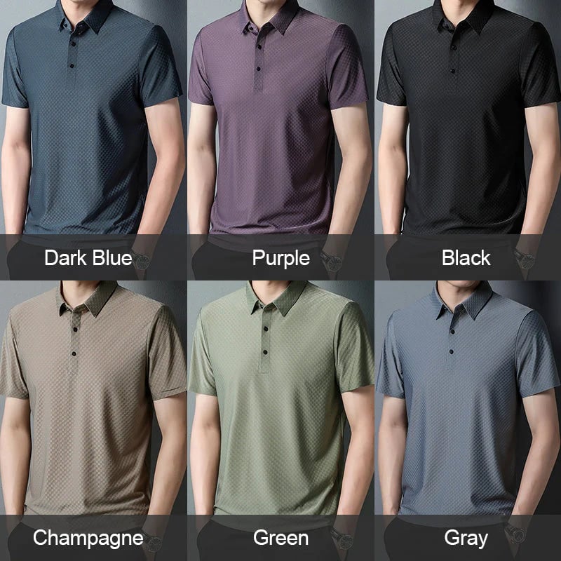 Men's Solid Colour Fashion Polo Shirt