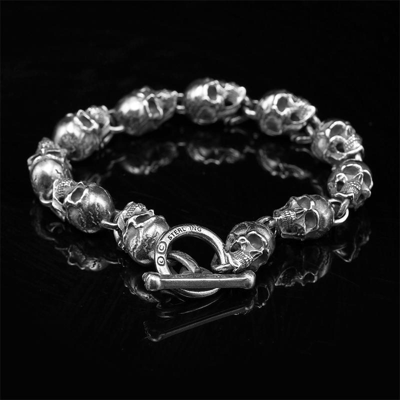 Skull Bracelet Rock Style