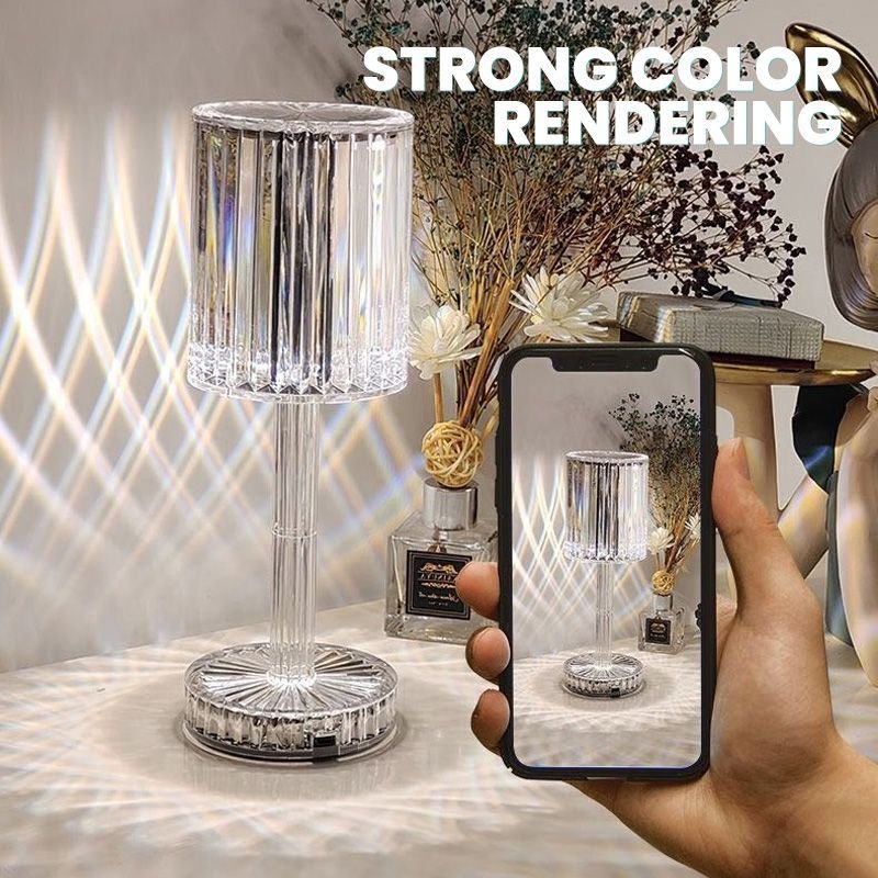 🔥🔥Touching Control  Crystal Lamp💡