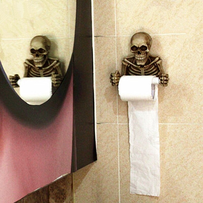 Creative Skull Toilet Paper Holder