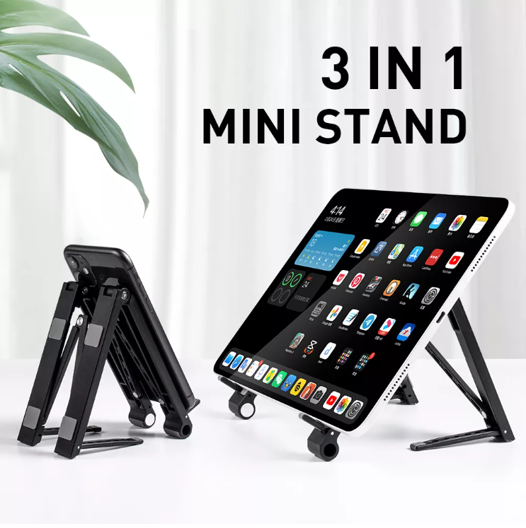 Mini Laptop Holder Adjustable Portable Phone Stand Support 3 in1 Notebook Stand Holder For Macbook iPhone ipad