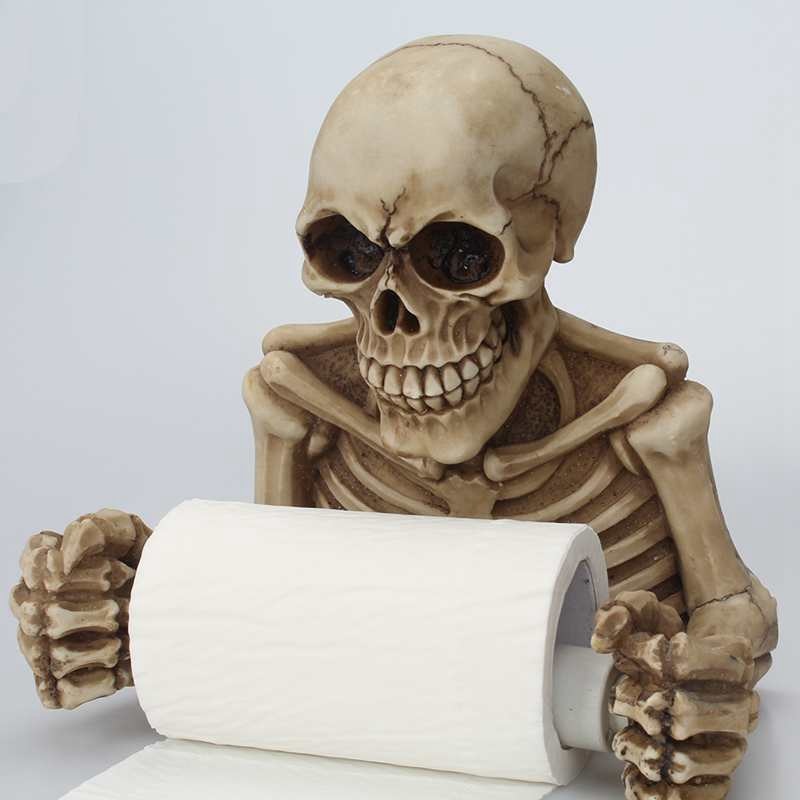 Creative Skull Toilet Paper Holder