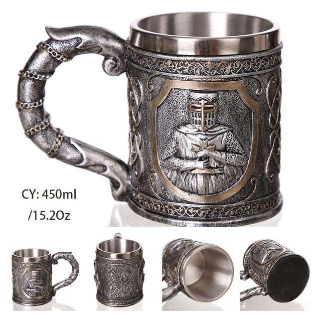 Fantasy Adventure Resin / Stainless Steel Mug