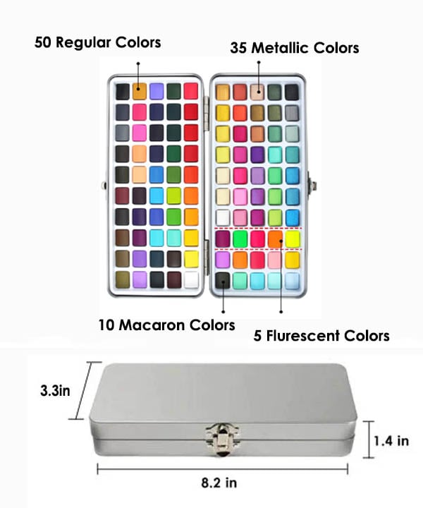 mrostoTM-Premium Watercolor Set