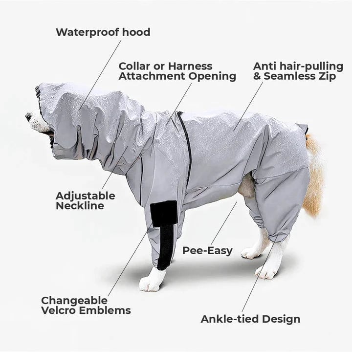 💥Black Friday Sale 49% OFF🎁Reflective All-weather Waterproof Dog Rain Coat