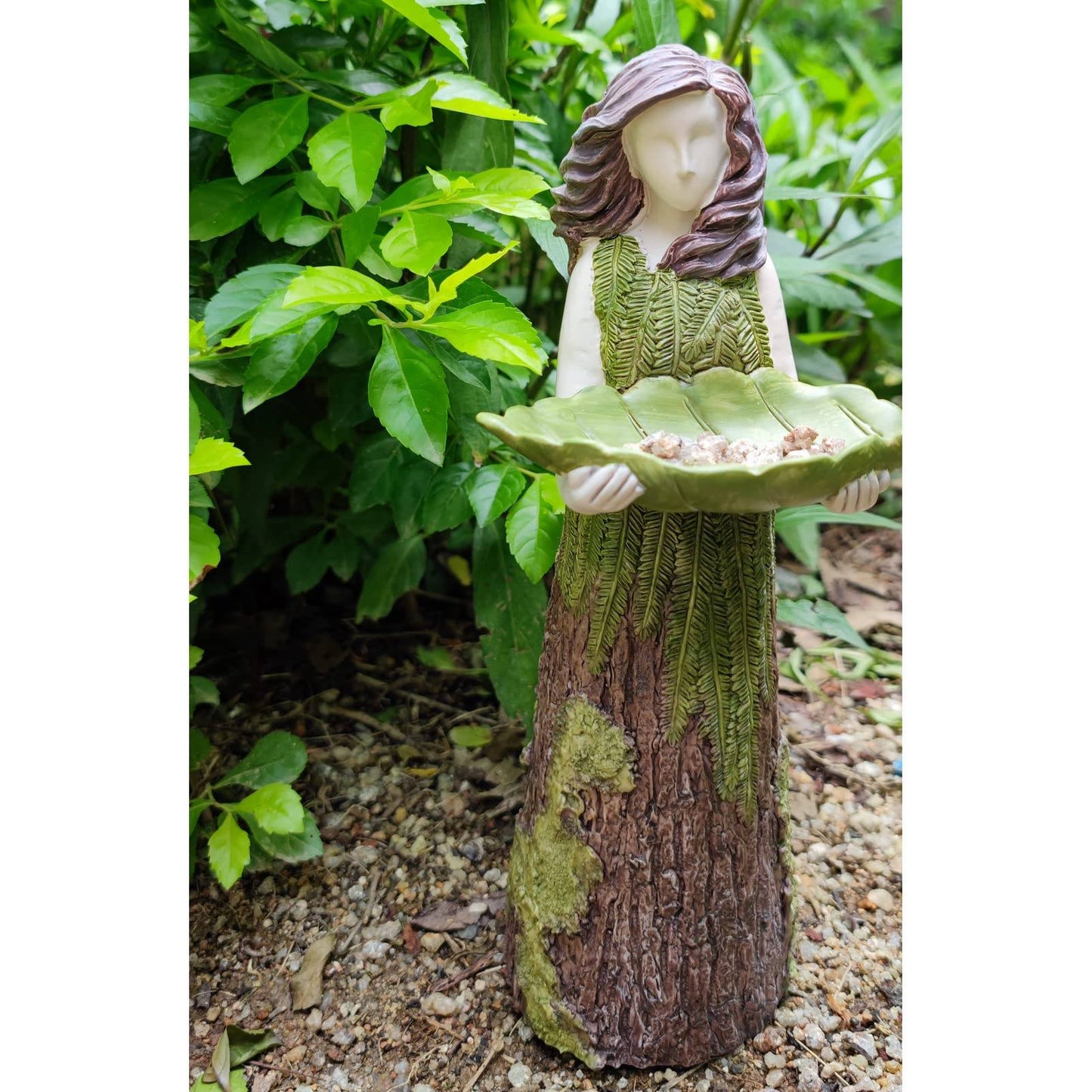 (  Purchase 2 free birds 1) Forest Girl Bird Feeder - Bird Feeder Fairy Statue