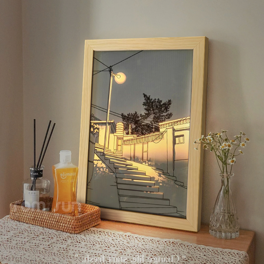 Creative DIY Sunlight Painting Night Light