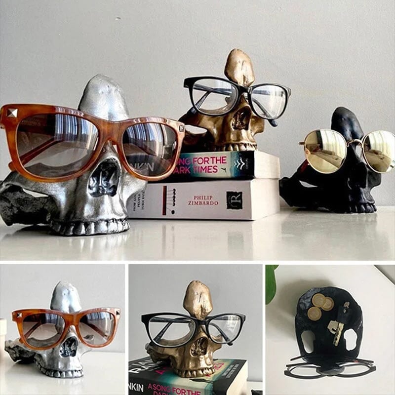 Skull Glasses Stand Holder Eyewear Stand