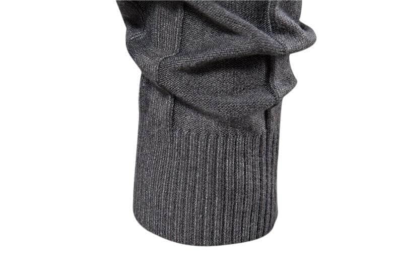 Men's turtleneck casual knitted warm base layer shirt